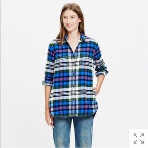Madewell Flannel Ex-Boyfriend Shirt Larchmont
